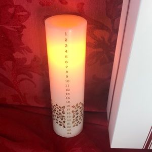 Flameless Flicker Candle Christmas advent calendar countdown with remote